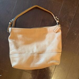 COACH Leather Hobo Style Bucket Bag Purse, Handbag, Shoulder Bag RARE